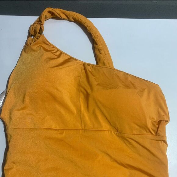 Onia Jenna One Piece Swimsuit S Women’s Mustard Color - Picture 12 of 13